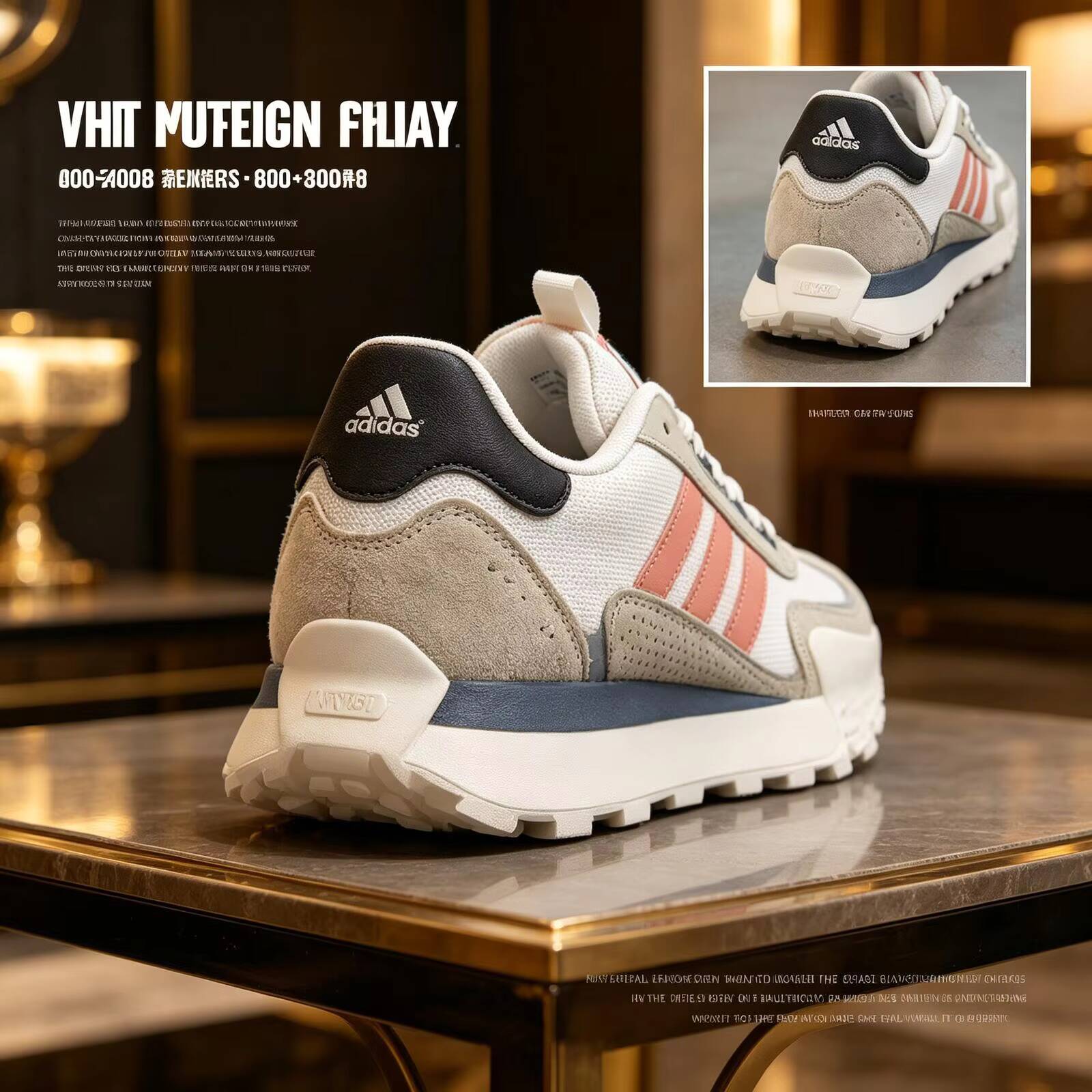 Women'S Shoes Pink Adidas - Nowe damskie sneakersy Adidas w kolorze