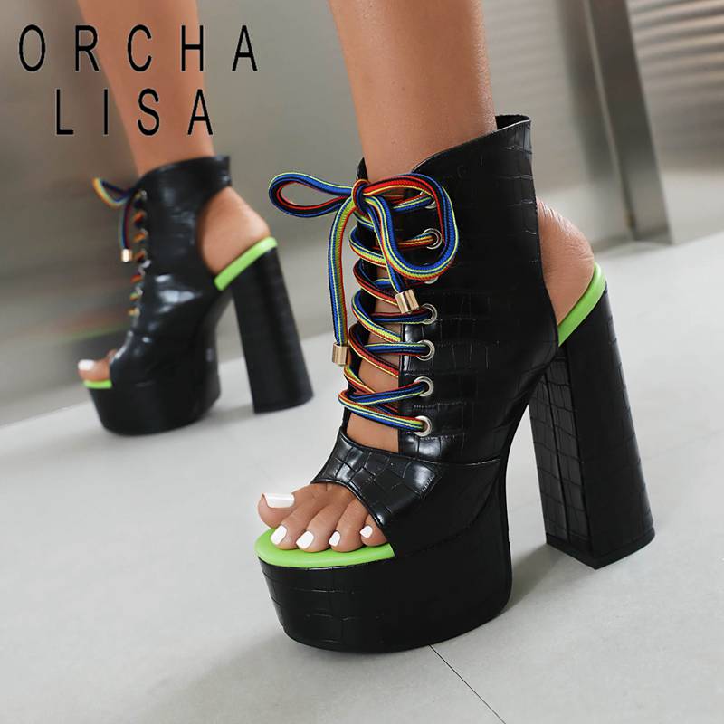 Women'S Shoes Size 40 In Us - ORCHA LISA Luxry Sandały damskie Platforma