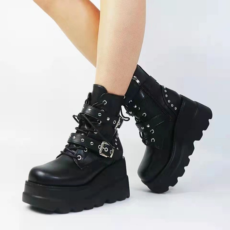 Women'S Shoes Size 40 In Us - Nowe damskie botki ze skóry PU,