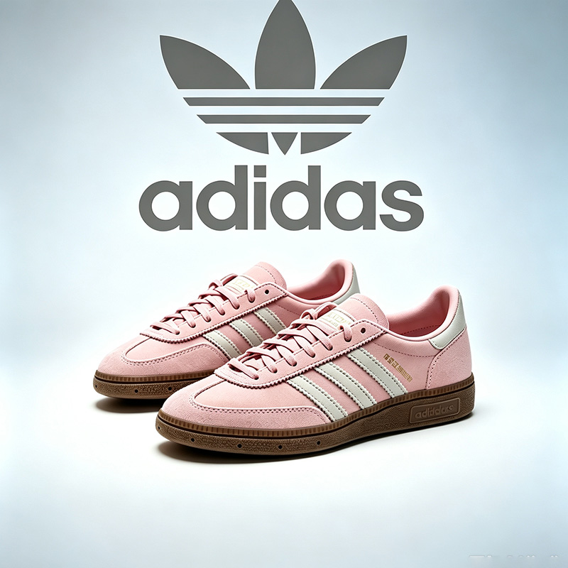 Women'S Shoes Pink Adidas - Oryginalne damskie sneakersy Adidas z wzorem