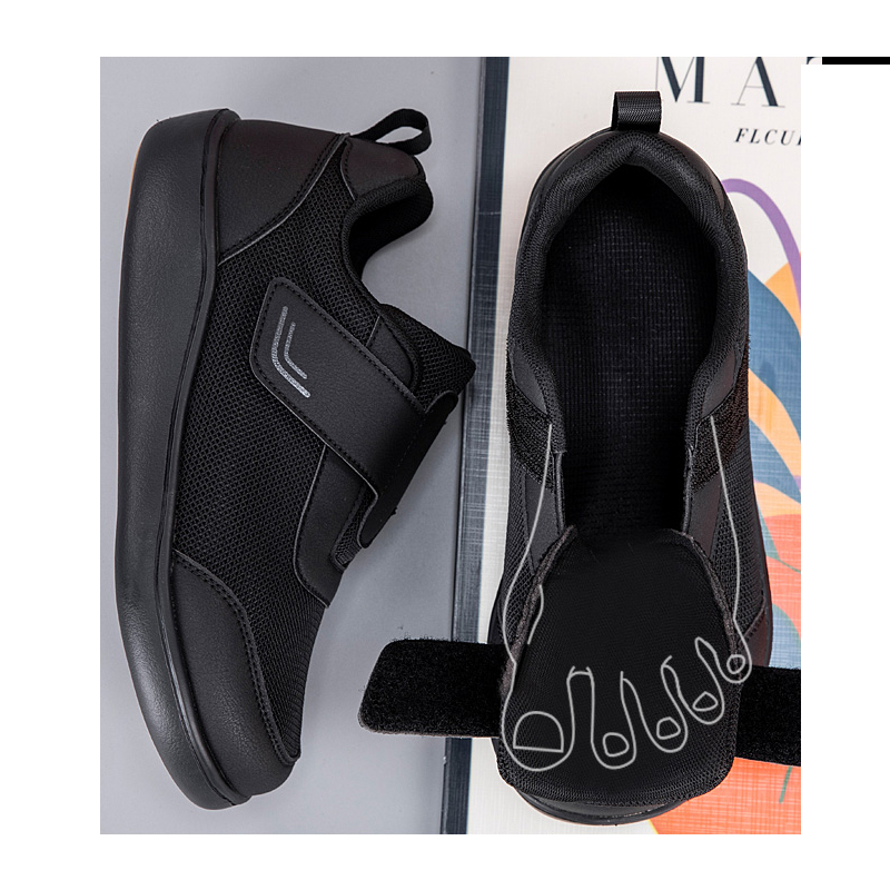 Women'S Shoes With Bunions - Otwarte buty dla seniorów Regulowane buty