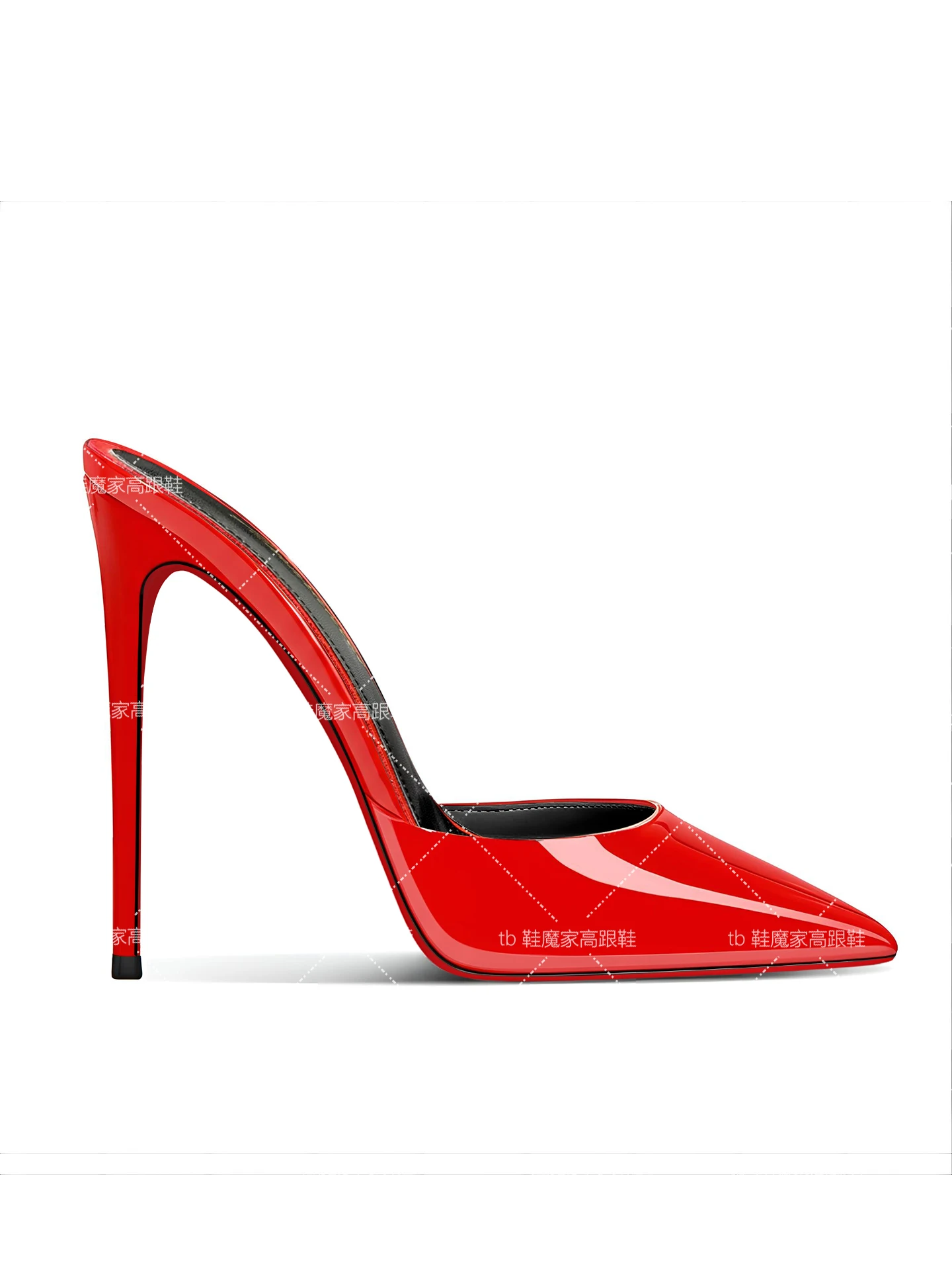 Nowe czarne sandały damskie z  – Patent Leather Pump recenzja i cena