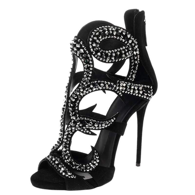 Błyszczące Kryształowe Sandały – Women Shoes Zipper recenzja i cena