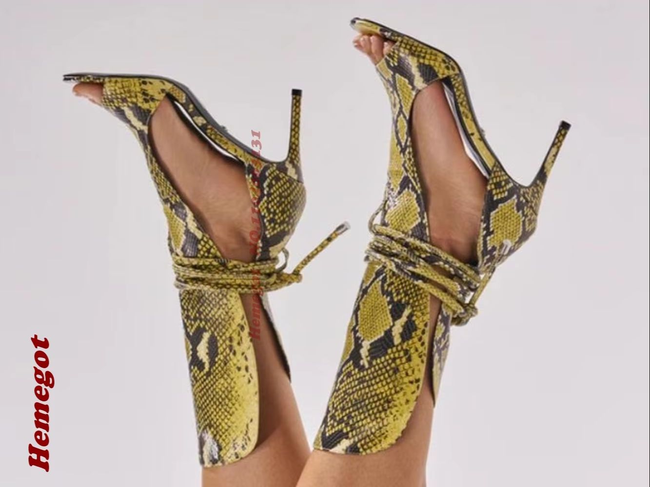 Żółte sandały gladiatorki z mo – Women'S Shoes Yellow recenzja i cena