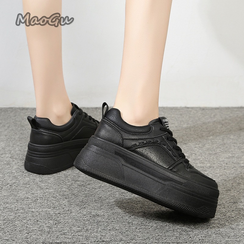 Białe sneakersy na platformie  – Women'S Shoes Size 40 In Us recenzja i cena