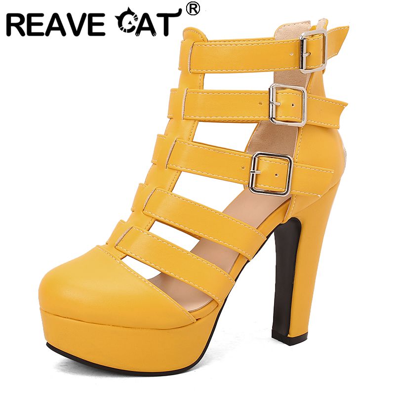 REAVE kot luksusowy sandały da – Women Shoes Zipper recenzja i cena