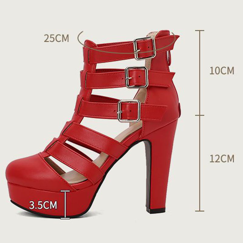 REAVE kot luksusowy sandały da – Women Shoes Zipper recenzja i cena
