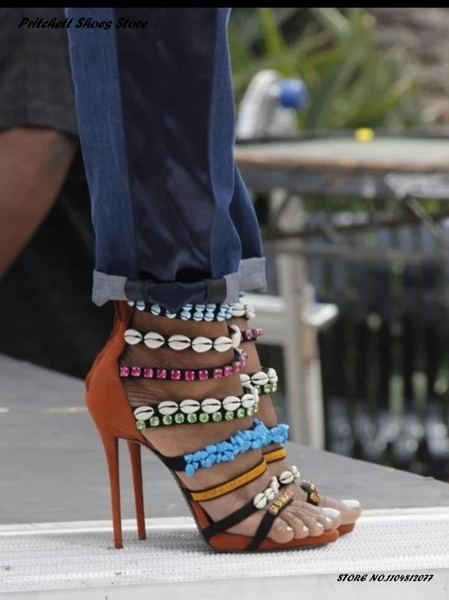 Damskie sandały na szpilce z m – Women Shoes Zipper recenzja i cena