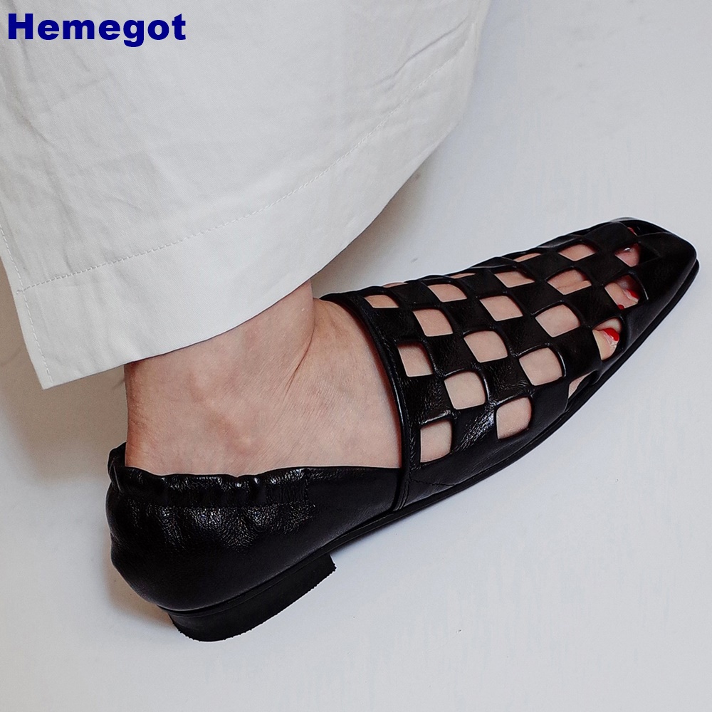 Damskie czarne płaskie sandały – Women Shoes Mules recenzja i cena