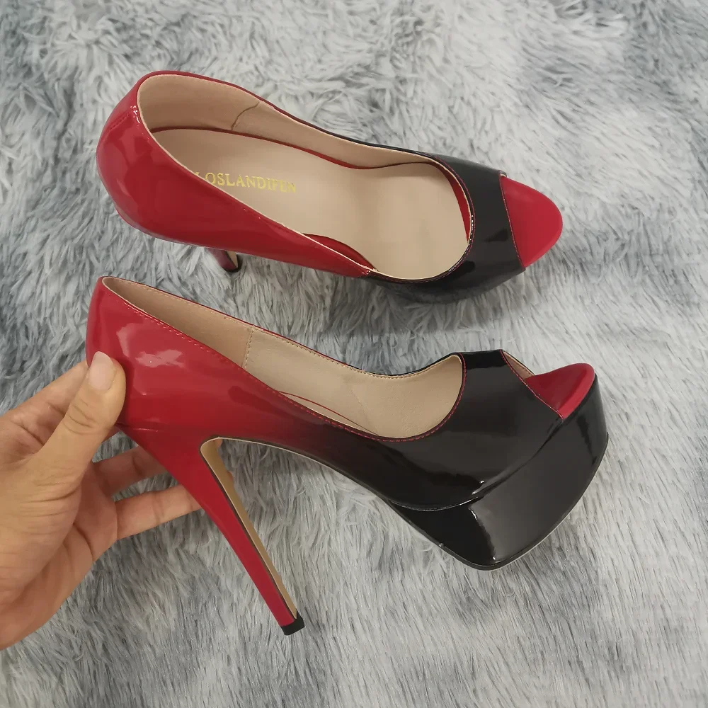 Szpilki damskie, seksowne czół – Patent Leather Pump recenzja i cena