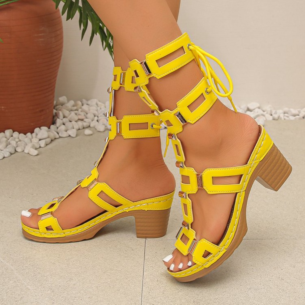 Damskie sandały na wysokim obc – Gladiator Sandal Women recenzja i cena