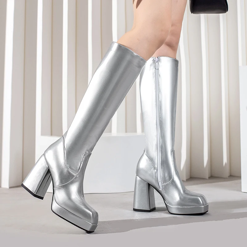 Zielone zimowe damskie buty do – Block Heel Ankle Boots recenzja i cena