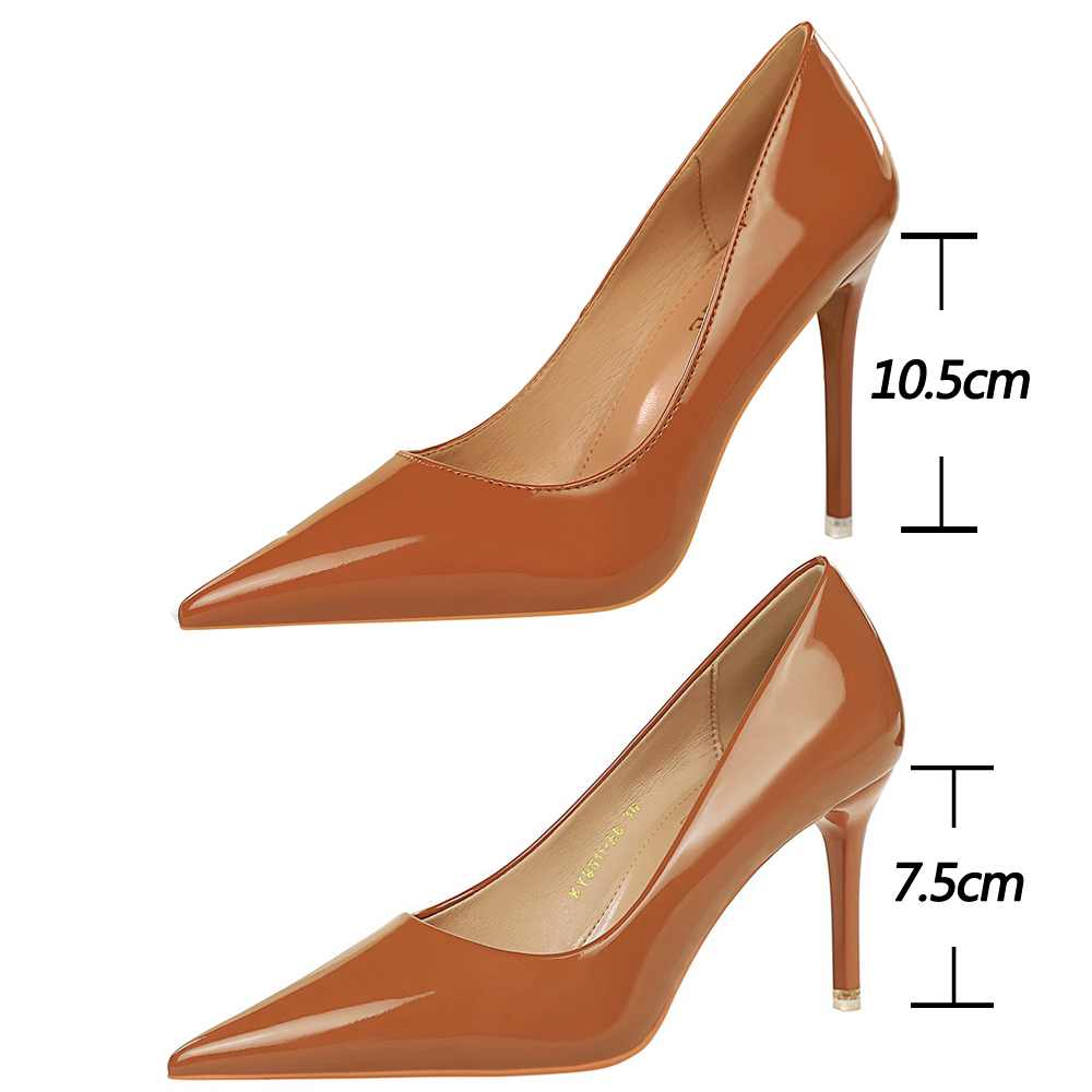 BIGTREE Buty Lakierowane Damsk – Patent Leather Pump recenzja i cena