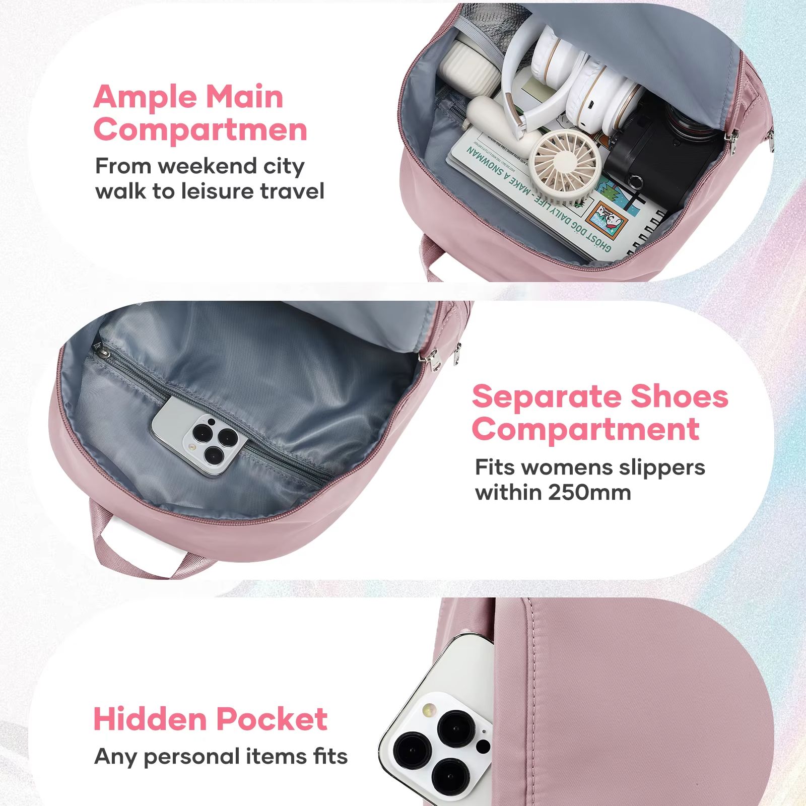 Torba damska, mały plecak spor – Women Shoes Zipper recenzja i cena
