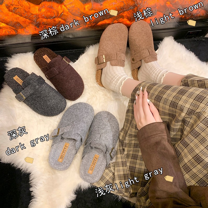 Damskie kapcie zimowe typu mul – Women Shoes Mules recenzja i cena