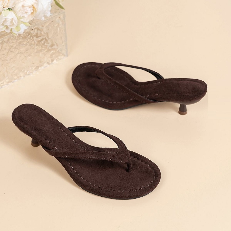 Nowe sandały na obcasie z imit – Women Shoes Mules recenzja i cena