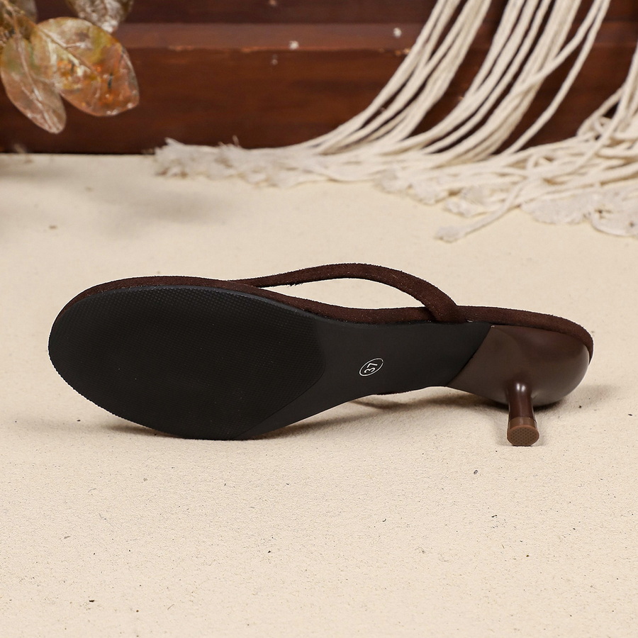 Nowe sandały na obcasie z imit – Women Shoes Mules recenzja i cena