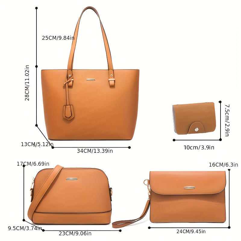 4-częściowy zestaw toreb damsk – Women Shoes Zipper recenzja i cena