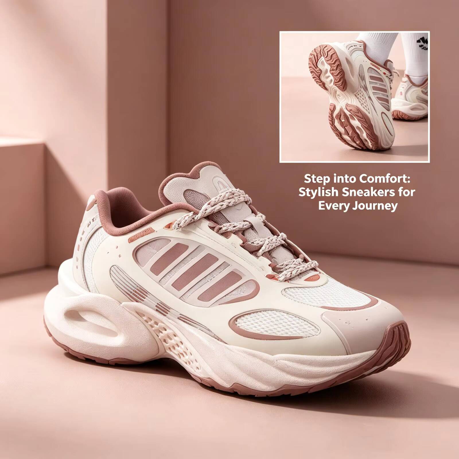 Nowe damskie sneakersy Adidas  – Women'S Shoes Pink Adidas recenzja i cena